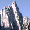 03 107 Prusik Peak from near Gnome Tarn Sept 64 (175k)